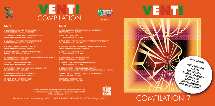 VAM-CD 20.07 VARIOUS ARTISTS - VENTI COMPILATION 7 (Double CD)