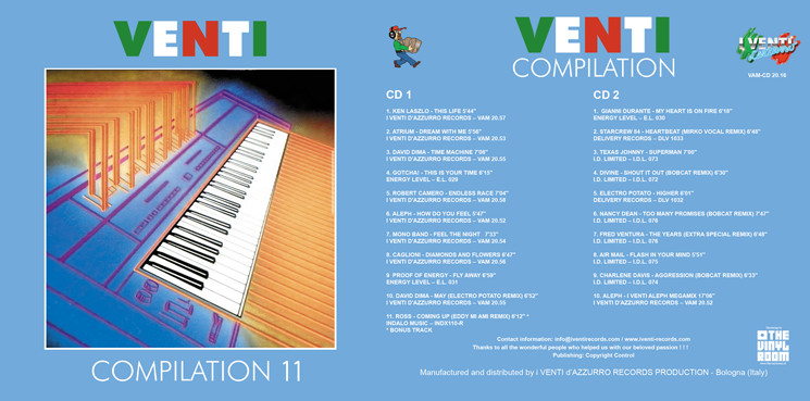 VAM-CD 20.16 VARIOUS ARTISTS - VENTI COMPILATION 11 (Double CD)