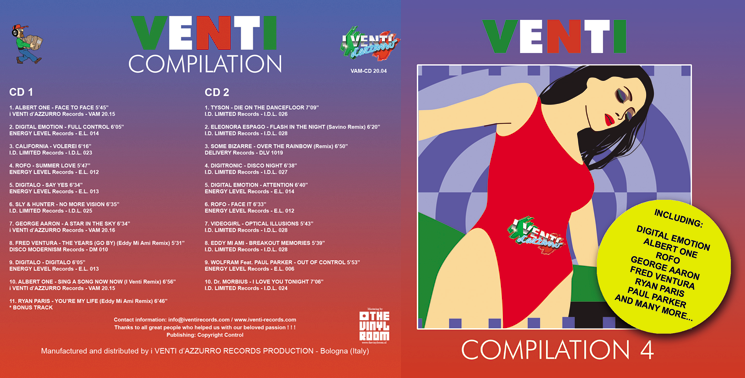 VAM-CD 20.04 VARIOUS ARTISTS - VENTI COMPILATION 4 (Double CD)